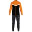Afbeeldingen van Polyesterpak Iconic zwart/fluo oranje