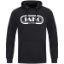 Afbeeldingen van Sweater met kap Retro zwart